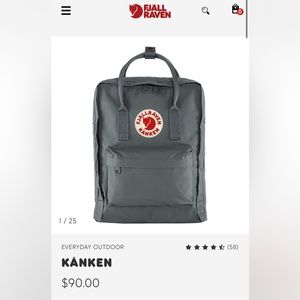 FJALLRAVEN Kanken in Super Grey
